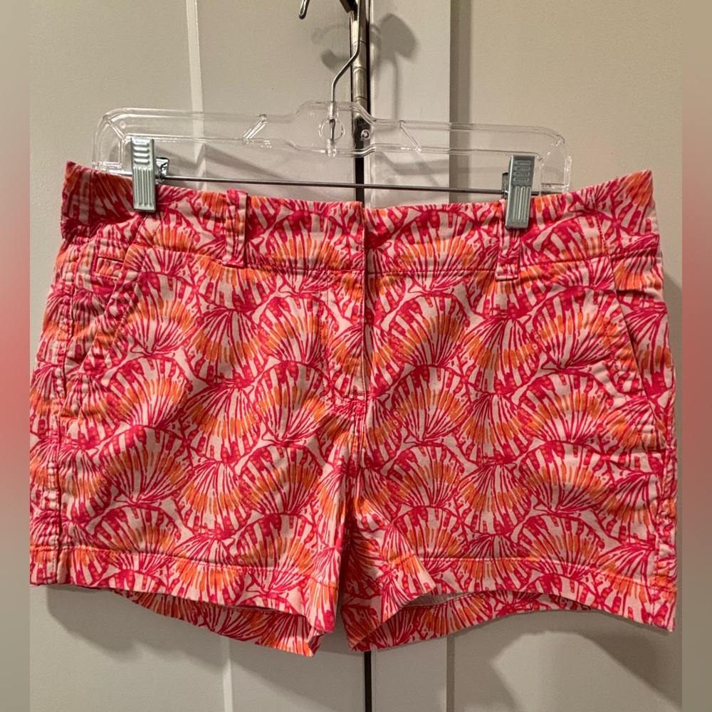 Vineyard Vines Pink and Orange Patterned Women's Shorts